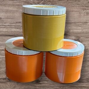 Set of  3 Vintage King-Seeley Thermos Insulated Food Jars - New Old Stock!